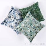Schumacher Pallay Epingle Emerald 20" x 20" Pillow