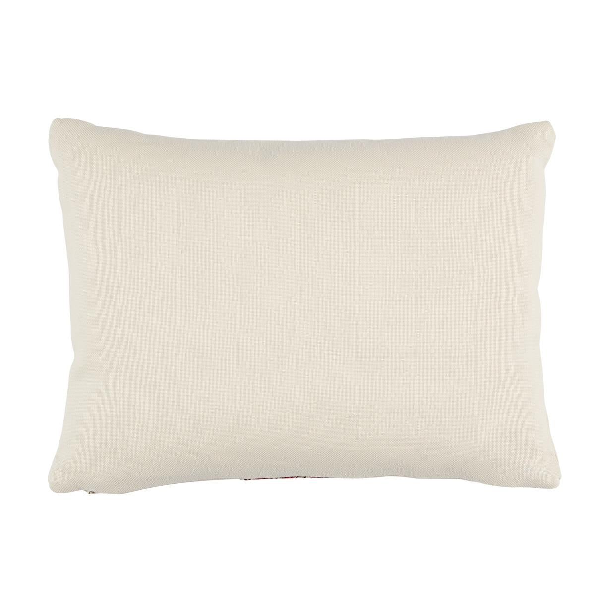 Schumacher Sunrise Embroidery Pink 16" x 12" Pillow