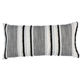 Schumacher Black 24" x 12" Billy I/O Pillow