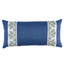 Schumacher Chesapeake 24" x 12" Custis Embroidery Pillow