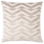 Schumacher Taupe On Ivory 20" x 20" Broken Chevron Pillow