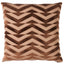 Schumacher Brown On Camel 20" x 20" Broken Chevron Pillow