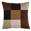 Schumacher Strong Neutral 15" x 15" Embroidered Tile Pillow