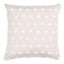 Schumacher Ivory On Natural 14" x 14" Taylor Embroidery Pillow