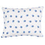 Schumacher Blue On Ivory 16" x 12" Taylor Embroidery Pillow