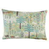 Schumacher Green 20" x 14" Las Colinas Scenic Tapestry Pillow