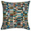 Schumacher Peacock 20" x 20" Bizantino Quilted Weave Pillow