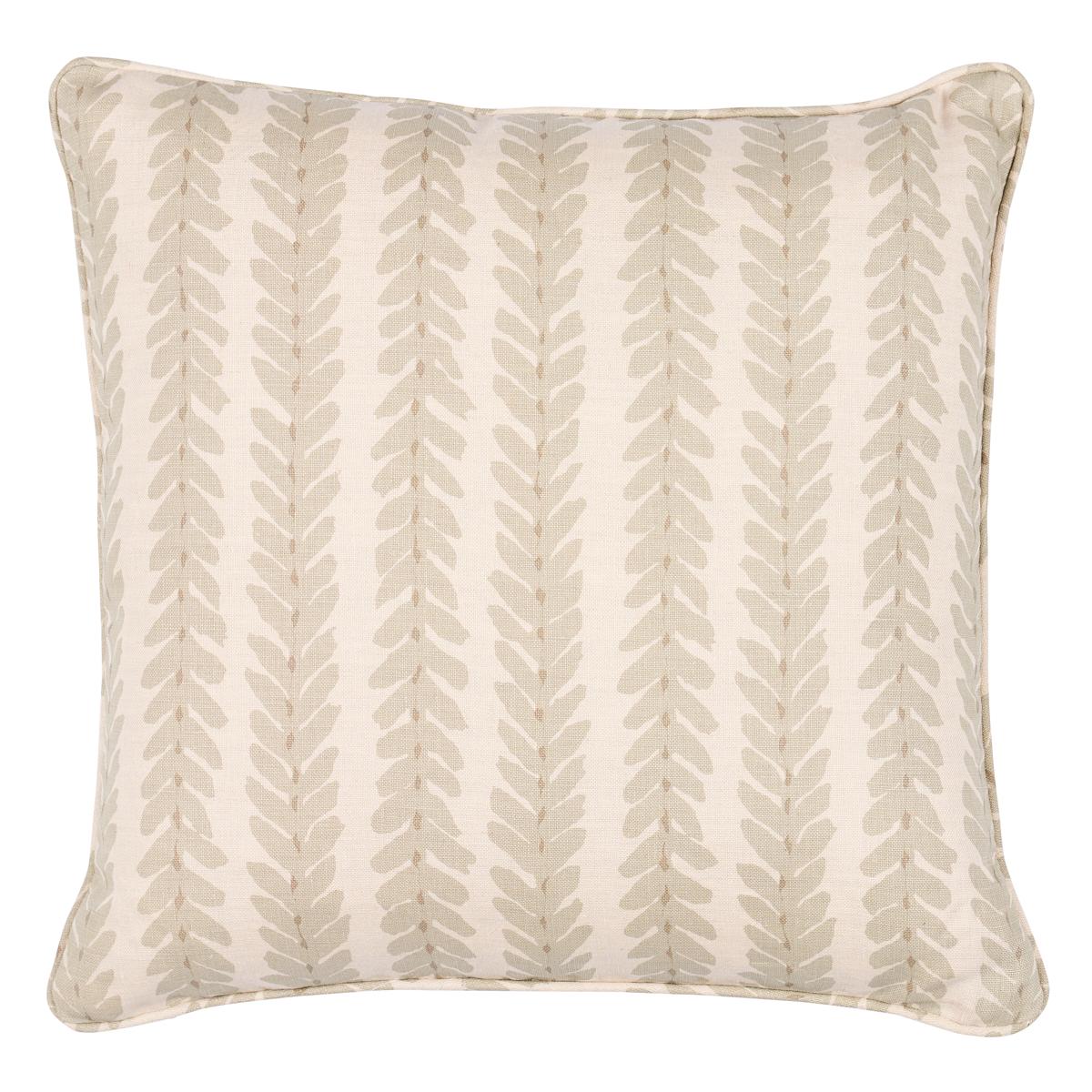 Schumacher Sage 18" x 18" Woodperry Pillow