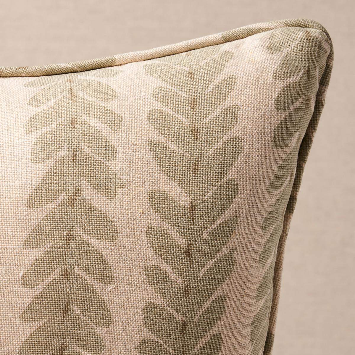 Schumacher Woodperry Sage 18" x 18" Pillow
