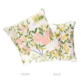 Schumacher Garden 22" x 22" Citrus Garden I/O Pillow