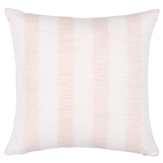 Schumacher Blush 24" x 24" Attleboro Ikat Pillow
