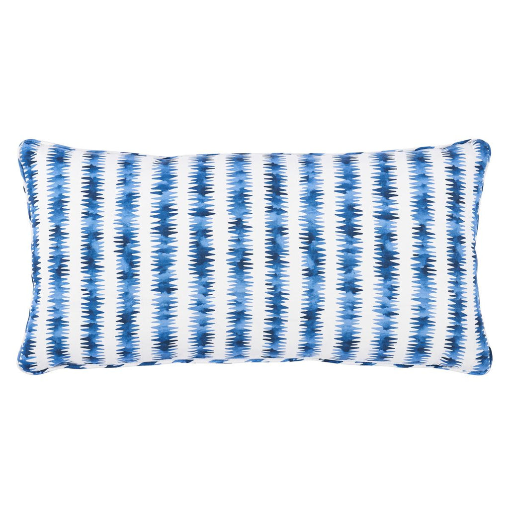 Schumacher Cardiogram Oxford Blue 20" x 12" Pillow