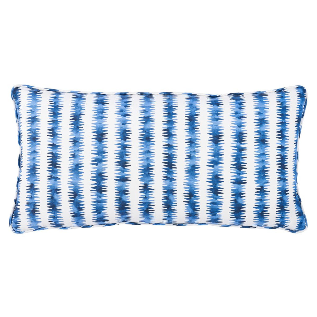 Schumacher Cardiogram Oxford Blue 20" x 12" Pillow
