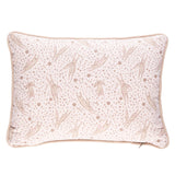 Schumacher Blush 18" x 12" Rabbit Pillow