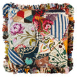 Schumacher Hotch Potch Crazy Quilt Document 20" x 20" Pillow