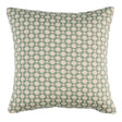Schumacher Water/Ivory 20" x 20" Betwixt Pillow