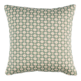 Schumacher Water/Ivory 20" x 20" Betwixt Pillow
