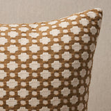 Schumacher Biscuit/Ivory 18" x 18" Betwixt Pillow