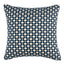 Schumacher Indigo/Ivory 18" x 18" Betwixt Pillow