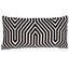 Schumacher Noir 24" x 12" Vanderbilt Velvet Pillow