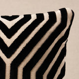 Schumacher Noir 24" x 12" Vanderbilt Velvet Pillow