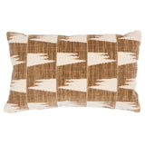 Schumacher Natural/Ivory 24" x 12" Tutsi Pillow