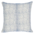 Schumacher Navy 18" x 18" Mini Leopard Indoor/Outdoor Pillow