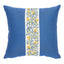 Schumacher Citron & Blue 18" x 18" Ashoka Pillow