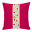Schumacher Magenta & Leaf 18" x 18" Ashoka Pillow