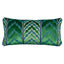 Schumacher Emerald 24" x 12" Florentine Velvet Pillow