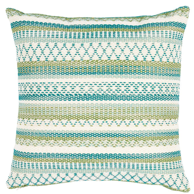 Schumacher Green 20" x 20" Fremont I/O Pillow