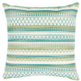 Schumacher Green 22" x 22" Fremont I/O Pillow