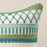 Schumacher Fremont Indoor/Outdoor Green 20" x 14" Pillow