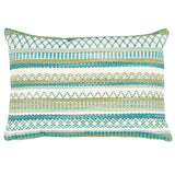 Schumacher Green 20" x 14" Fremont I/O Pillow