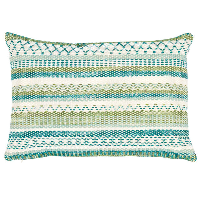 Schumacher Green 20" x 14" Fremont I/O Pillow