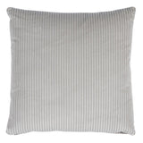 Schumacher Steel Grey 24" x 24" Wyatt Corduroy Pillow