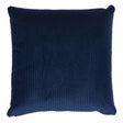 Schumacher Navy 22" x 22" Wyatt Corduroy Pillow