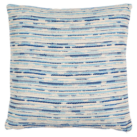 Schumacher Blue 20" x 20" Tomori Indoor/Outdoor Pillow