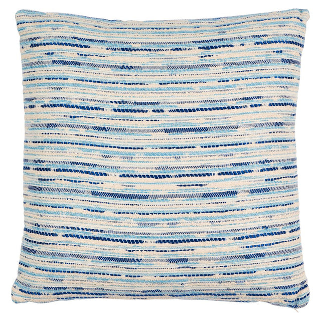 Schumacher Blue 22" x 22" Tomori Indoor/Outdoor Pillow