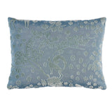 Schumacher Slate Blue 16" x 12" Arbor Forest Pillow