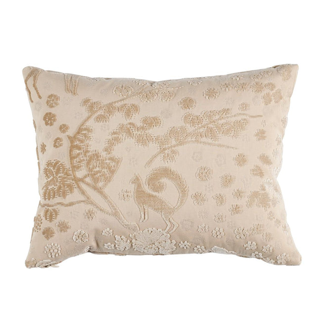 Schumacher Champagne 16" x 12" Arbor Forest Pillow