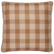 Schumacher Coffee 20" x 20" Galt Wool Check Pillow