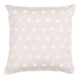 Schumacher Ivory On Natural 20" x 20" Taylor Embroidery Pillow