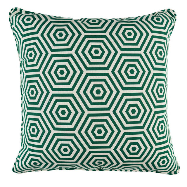 Schumacher Emerald 22" x 22" Bees Knees I/O Pillow