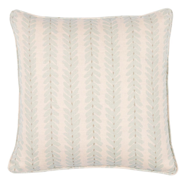 Schumacher Aqua 20" x 20" Woodperry Pillow