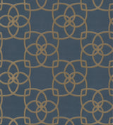 Antonina Vella Serendipity Navy Wallpaper