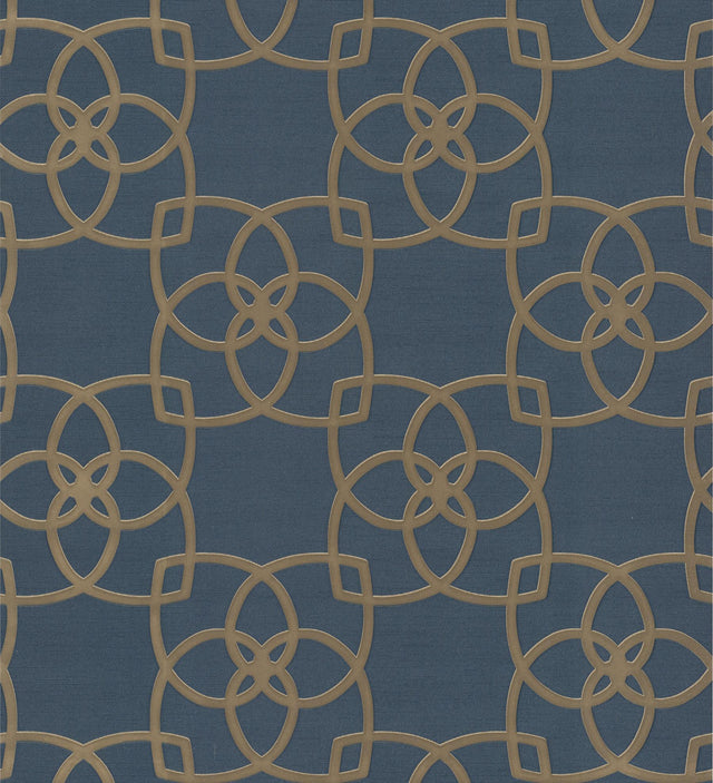 Antonina Vella Serendipity Navy Wallpaper