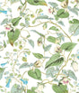 York Moon Flower White Wallpaper