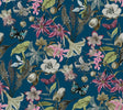 York Butterfly House Navy Wallpaper