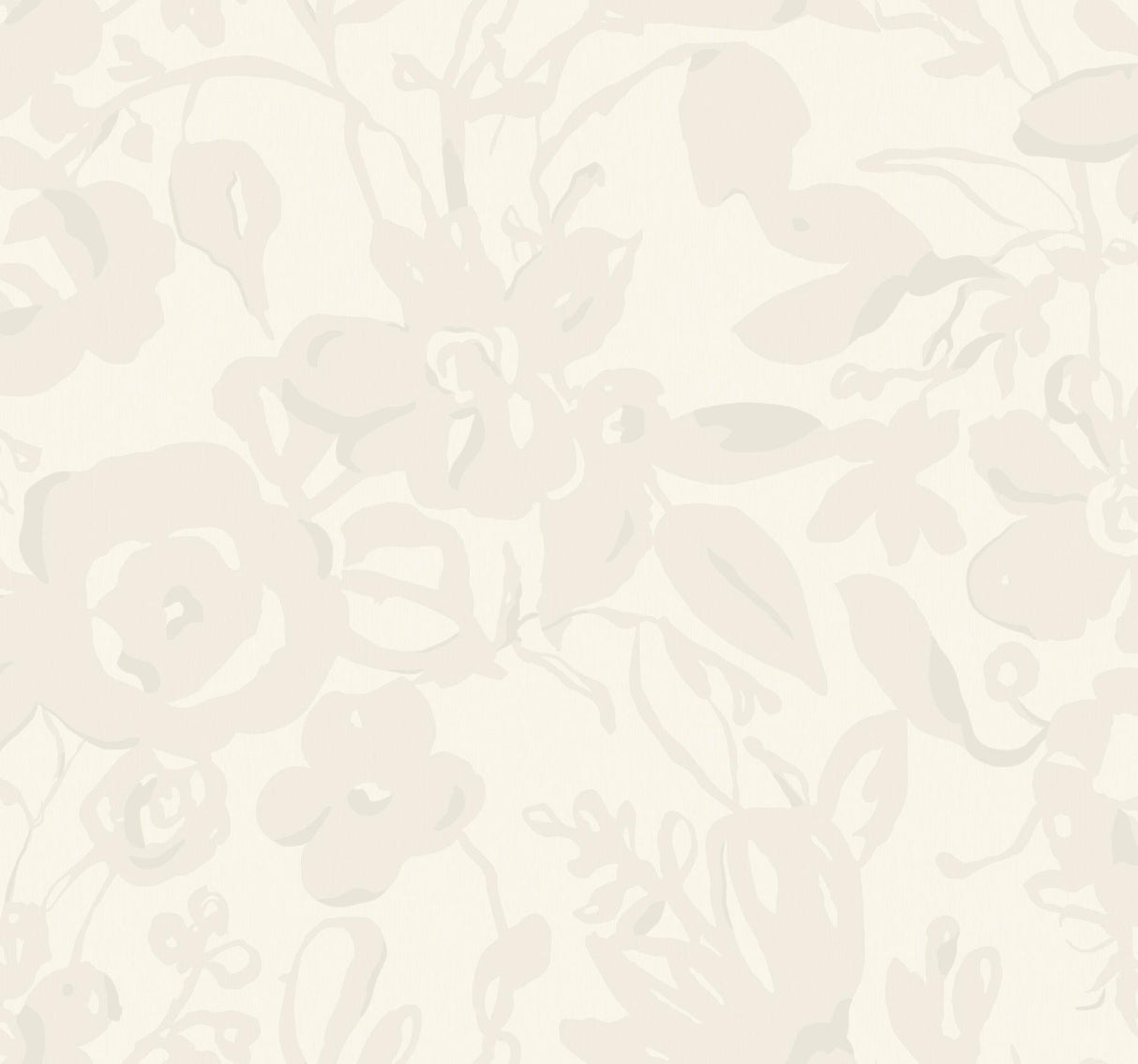 York Brushstroke Floral Pearl Wallpaper